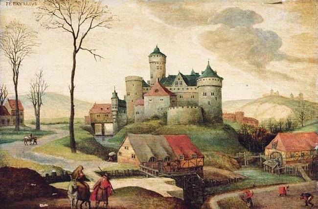 GRIMMER, Abel The Month of February Spain oil painting art